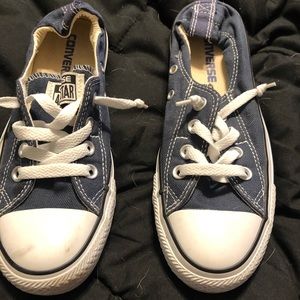 Navy Blue Woman’s Converse Size 6